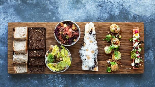 Smørrebrød at Aamann's Etablissement in Østerbro, Copenhagen