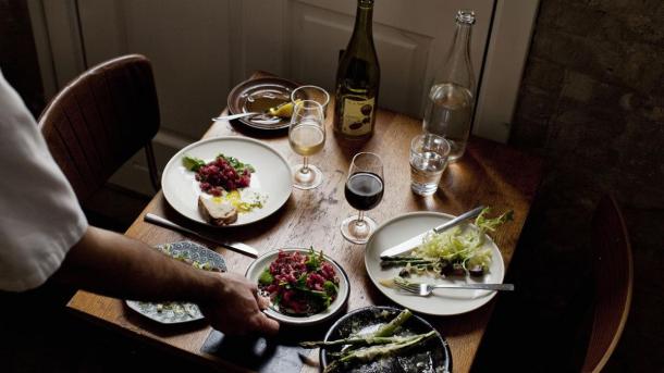 Sustainable, Nordic restaurant Manfreds in Copenhagen's Nørrebro district