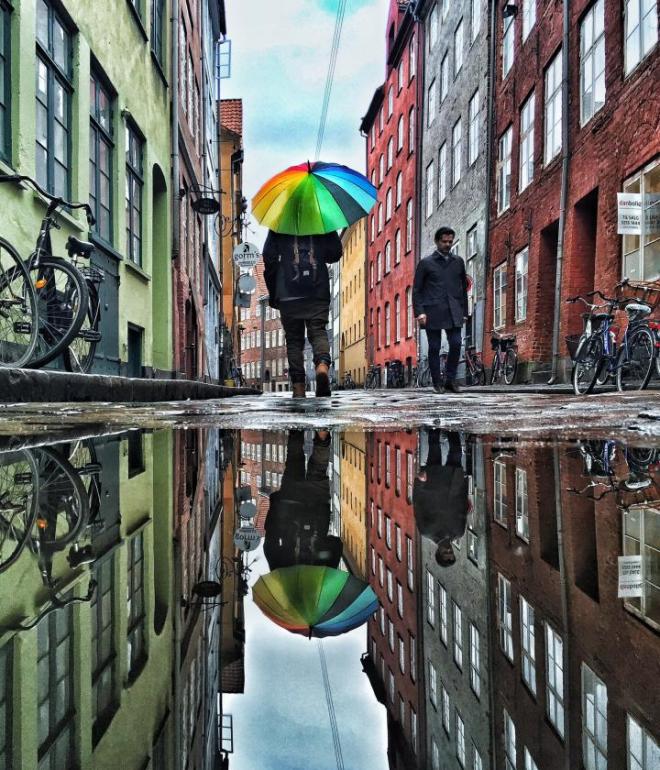 Rainy day in Copenhagen