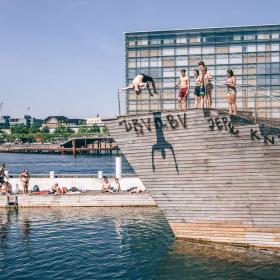 Harbour bath in Copenhagen 